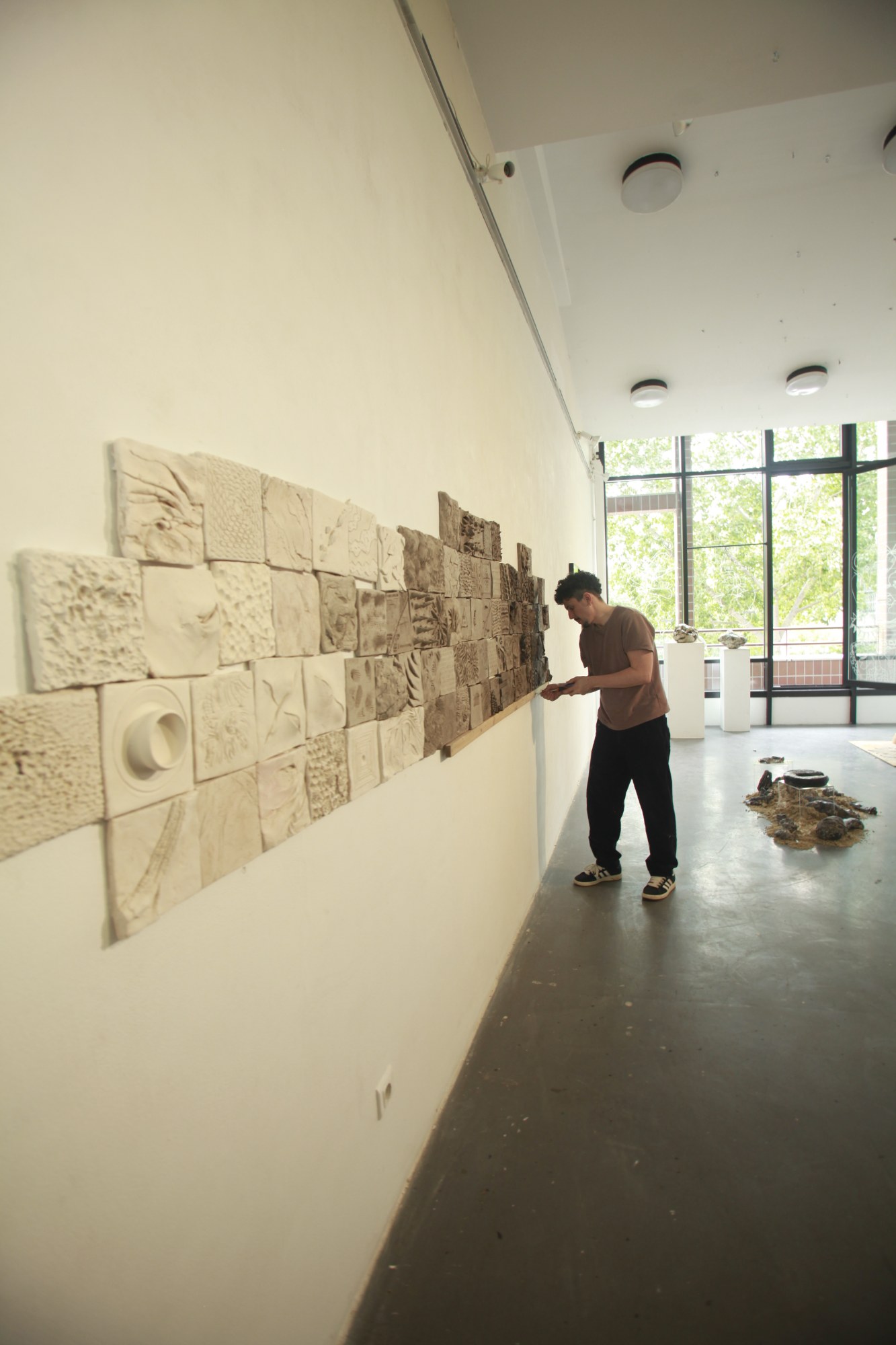 The earth, the landscape, us, 2026 — variable dimensions · installation view — Gaspar Aveta
