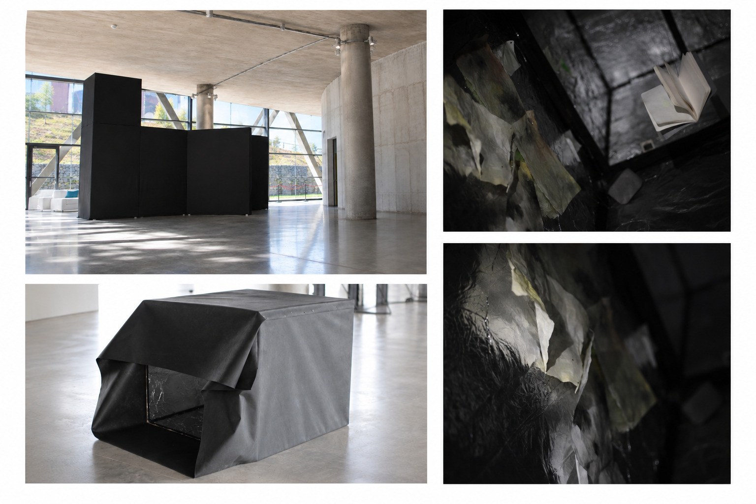 Passages, 2019 — Installation: marionettes, wood, and strings · Argentina — Gaspar Aveta